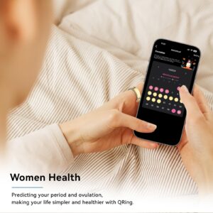 Smart Ring Health Tracker, Smart Rings for Men & Women, No Subscription Required, Long-Lasting Battery Sleep Ring, Fitness & Sleep Monitor Compatible with iOS & Android (Silver, 7) - Image 6