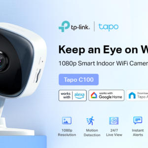 TP-Link Tapo 1080P Indoor Security Camera for Baby Monitor, Dog Camera w/Motion Detection, 2-Way Audio Siren, Night Vision, Cloud & SD Card Storage, Works w/Alexa & Google Home (Tapo C100) - Image 4